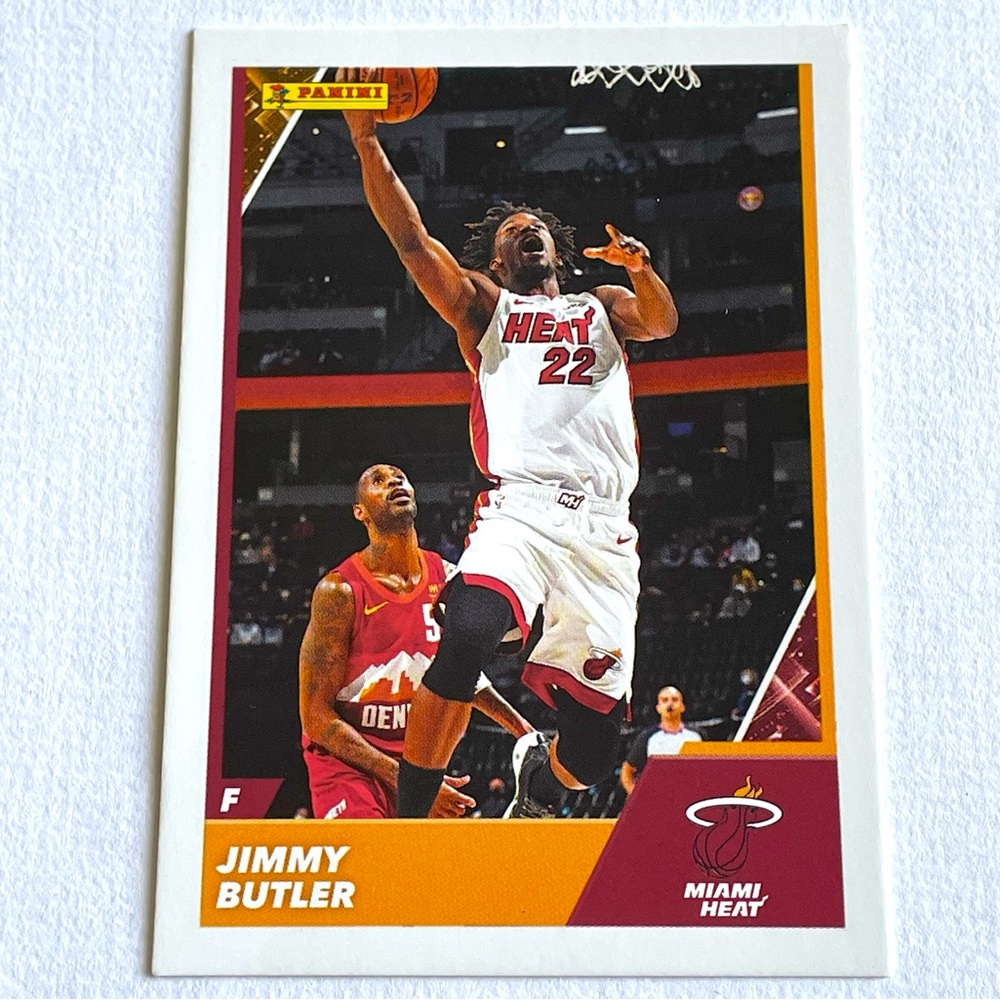 2021-22 JIMMY BUTLER NBA STICKER & CARD COLLECTION Basketball Card #56